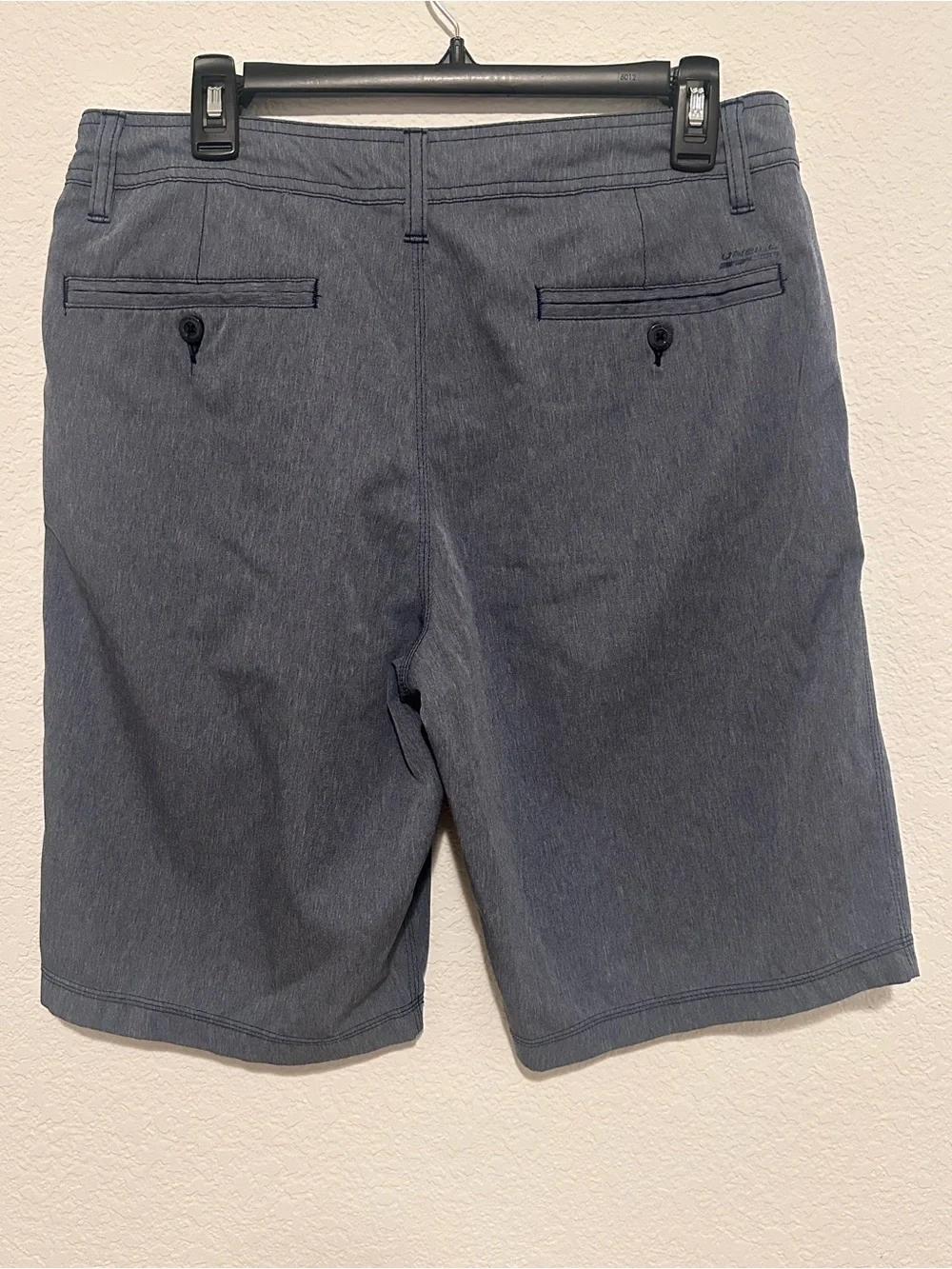 O'Neill Men's Slate Gray Flat Front Shorts